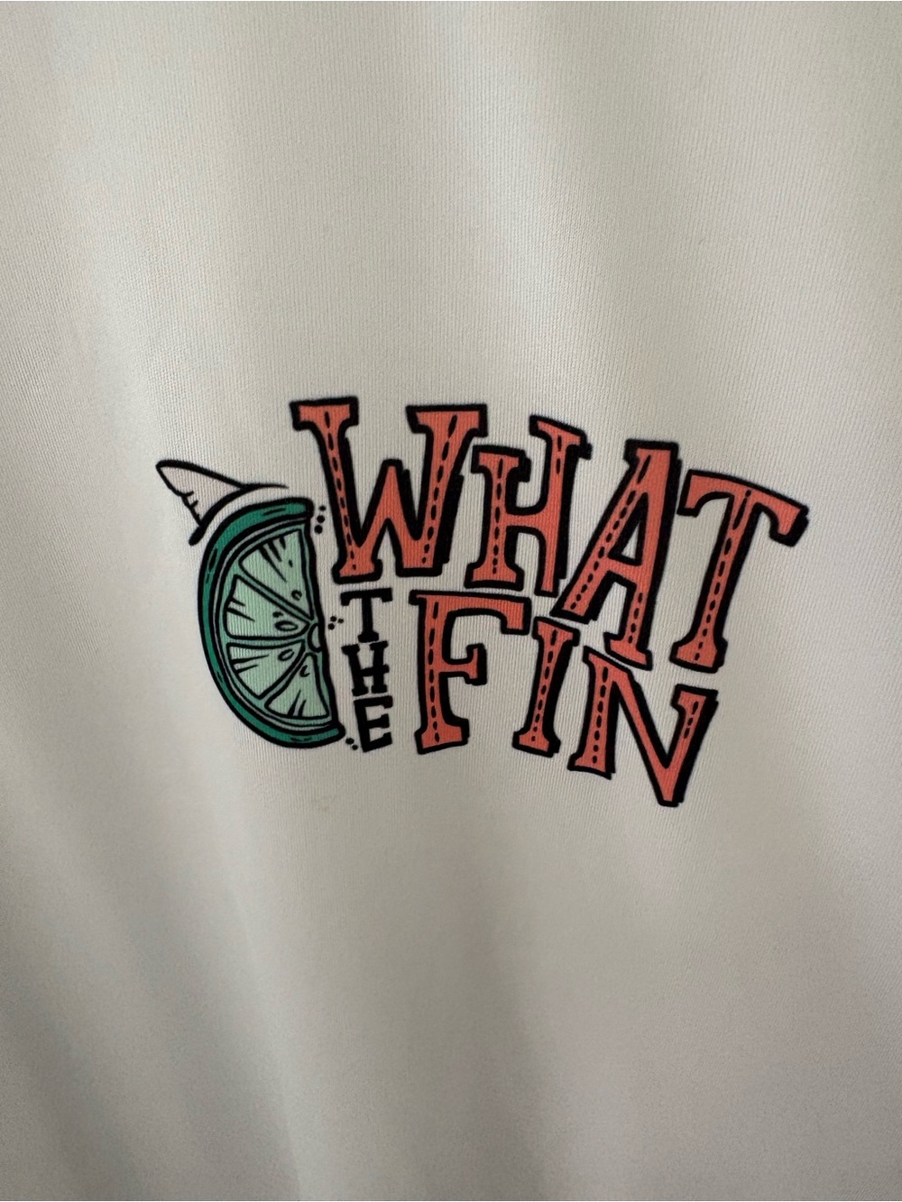 What the Fin Sugar Skull Margarita UPF 50+ Performance Shirt. Size Medium. - Picture 5 of 9